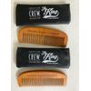 American Crew - The King - Wooden Comb & Pouch   2 pack 