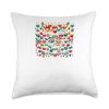 Festive Flavors Throw Pillow