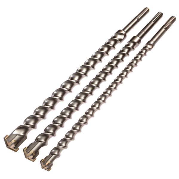 CARBIDE TIPPED BIT 3 Piece Masonry Drill Bit Set, SDS Max