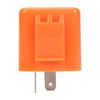 Walfront 5 Pcs 12V 2 Pin Adjustable Electronic Flasher Relay Fix for LED Turn Light Bulbs