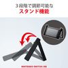 Elecom GM-NS20CSTBK Car Holder Stand [Compatible with Nintendo Switch/Nintendo Switch OLED Models] Black