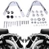 Chrome Tour Pak Pack Mount Rack Docking Hardware Kit for Harley Touring 97-08