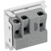 BG EMUNVW Euro Module Universal Unswitched Socket - White