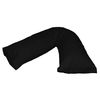 POLY COTTON V SHAPE ORTHOPAEDIC PILLOW CASE - Black