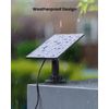 ieGeek Solar Panel for S1, Compatible with DC 5V Rechargeable Battery Powered Surveillance Cam