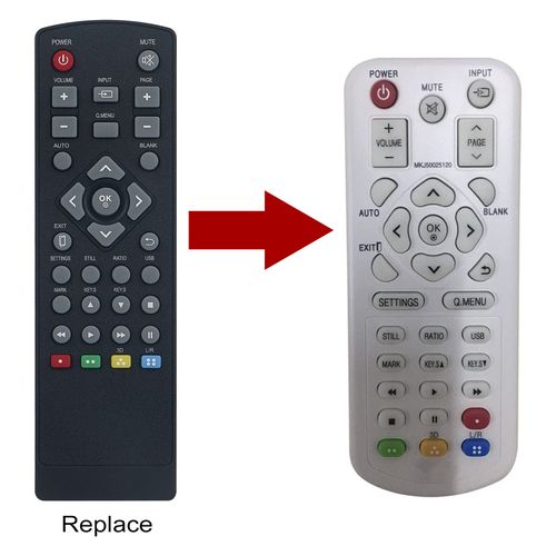 MKJ50025120 PERFASCIN Replace Infrared Remote Control Fit for LG LCD Projector PG60G