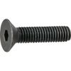 Trusco Y808-0306 Hex Socket Countersunk Bolt, Black Dyed, Full Thread, M3 x 6, Pack of 10, Small Quantity