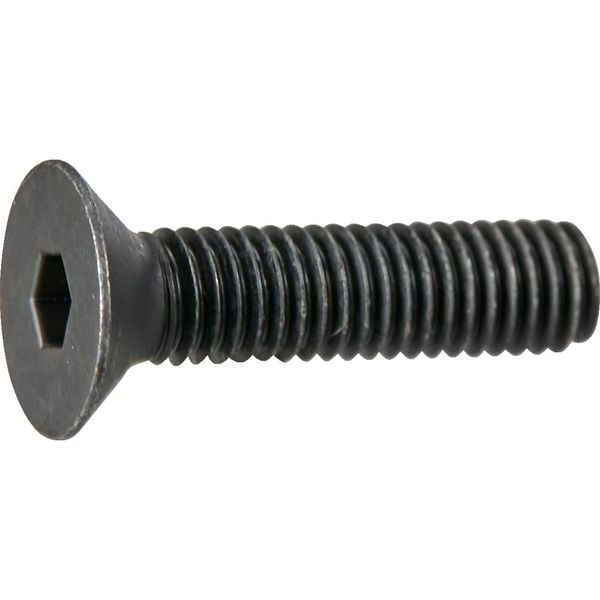 Trusco Y808-0306 Hex Socket Countersunk Bolt, Black Dyed, Full Thread, M3 x 6, Pack of 10, Small Quantity