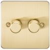 2G 2-way 10-200W (5-150W LED) Intelligent dimmer - Brushed Brass