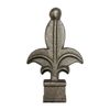 1/2" Finial Fleur-de-lis for Square Pipe Gate Fence Ornamental