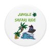 Jungle Safari Ride Wave Design PopSockets Swappable PopGrip