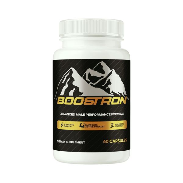Boostron Pills for Men, Advanced Male Performance Formula - 60 Capsules