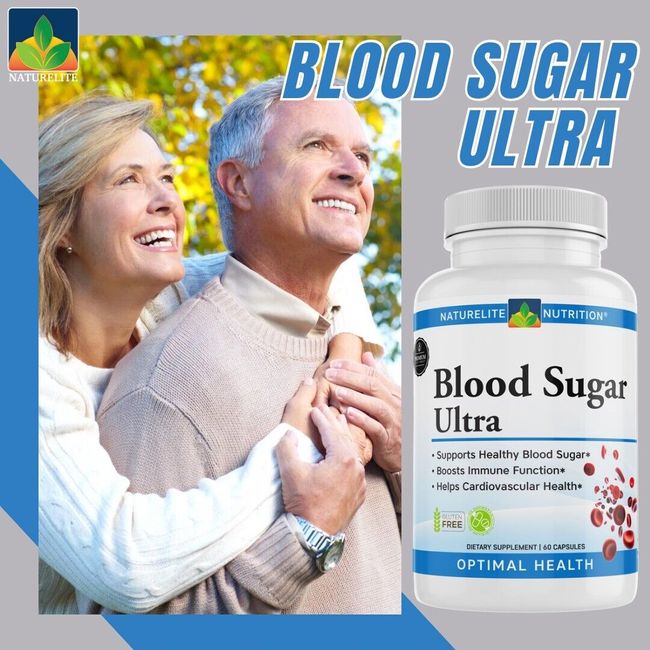 BLOOD SUGAR SUPPORT Alpha Lipoic Acid & Cinnamon 20 Herbs 60 Capsules