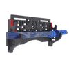 Eforlife 2-Tier Sword Holder Wall Mount Samurai Sword Display Stand Hanger Hollow Out Pattern for Katana Wakizashi and Standard Swords (Red Velvet-Dragon)