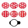 Future Cruise Golf Ball Line Marker Template Liner (Red)
