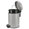 One Cosmetic Bin Platinum Material: Stainless Steel / Polypropylene Size: Bucket 3 Litres 16.8 cm x 25 cm