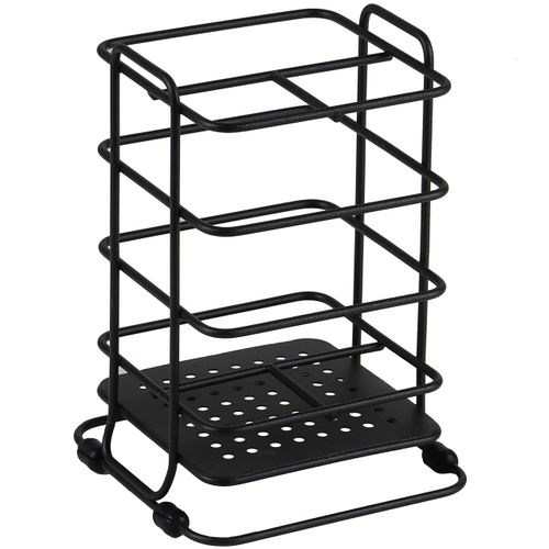 Pearl Metal BLKP Black AZ-5101 Stand for Ladles, Stir Fry Chopsticks, Kitchen Tool Stand, Basket Storage, Limited Edition