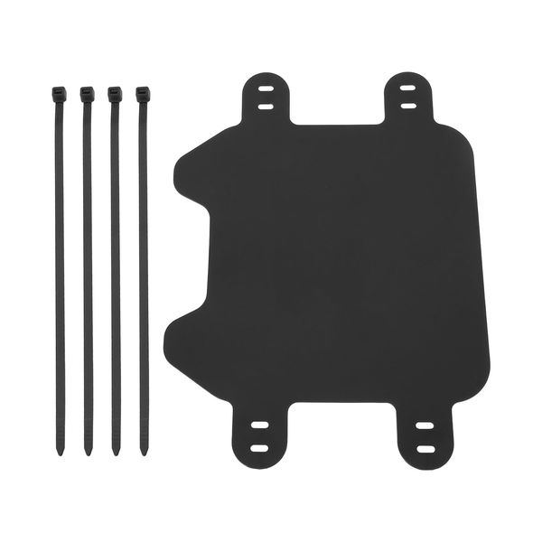 EMSea 1 Set Motorrad-Nummernschild Vorne Motorrad-Nummernschildabdeckung Vorne aus Schwarzem Kunststoff Kompatibel mit Sur-Ron Light Bee X Lbx Ebike
