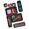 Madesmart 8-Piece Interlocking Bin Pack-Carbon Collection Customizable Multi-Purpose Storage, Durable, Easy to Clean & BPA-Free