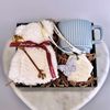 Mini Self-Care Gift Basket Just Because | Cozy Bear, Mug & Wax Sachet Set