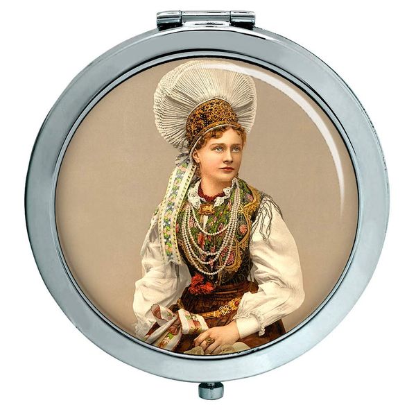 A Hungarian Woman Compact Mirror