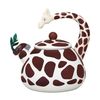 Whistling Tea Kettle for Stove Top Enamel on Steel Teakettle, Supreme Housewares Giraffe Design Teapot Water Kettle Cute Kitchen Accessories Teteras (2.1 Quart, Giraffe)