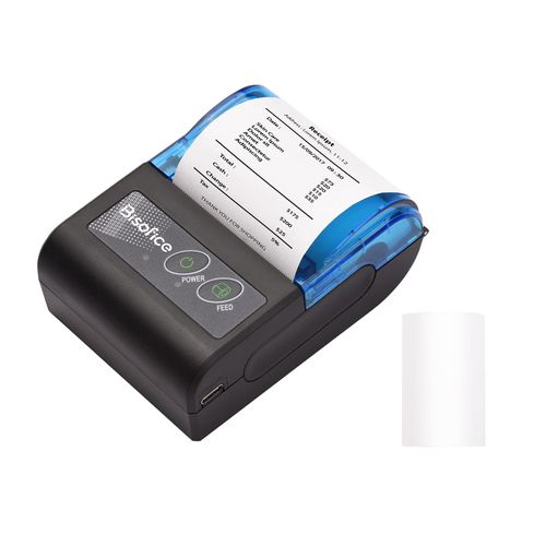 Sunydog Portable Mini Thermal Printer,Thermal Receipt Printer 2 inch Wireless USB Receipt Bill Ticket Printer with 58mm Print Paper Compatible with iOS Android Windows for Restaurant Sales Retail