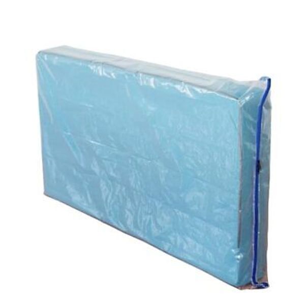 Crib Mattress Storage Bag with Zipper -4 Mil Plastic Waterproof Crib Mattress 1