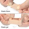 Cuttable Toe Tubes Sleeves 5 Pack, Made of Elastic Fabric Lined with Silicone Gel. Toe Sleeve Protectors Relief Toe Pressure Pain, Corn and Calluses Remover