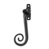 Timber Series Monkey Tail Espag Window Handle (Hex Locking) - (Left Hand) - Antique Black