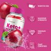True Keto Fusion Keto + ACV Gummies Supplement, Max Strength (2 Pack)