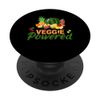 Veggie Powered - Vegan Veganer Vegetarier PopSockets mit austauschbarem PopGrip