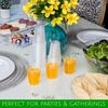 PLASTICPRO 3 oz Disposable Plastic Medium Weight Clear Drinking Cups [600 Count]