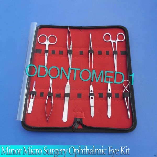 11 PC EYE O.R GRADE MICRO MINOR SURGERY OPHTHALMIC INSTRUMENT SET KIT
