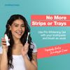 Smileactives Whitening Gel for Your Toothpaste | 2oz Bottle - Features Polyclean Technology with Clinical-Grade Hydrogen Peroxide for Long Lasting White Teeth, Remove Coffee Stains