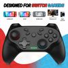 Wireless for Nintendo Switch Controller, Compatible with Switch 2/Lite/OLED/PC/Android/IOS, for Switch Controllers with, Dual Vibration, Screenshot Function, Bluetooth, Turbo Function 2 Pack