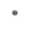KAISH 10pcs Guitar AMP Effect Pedal Knobs Pointer Knob with Set Screw Silver
