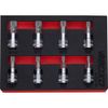 3/8" Drive Spline Bit Socket M10 BOXO 48mm Tall SB32-M1048