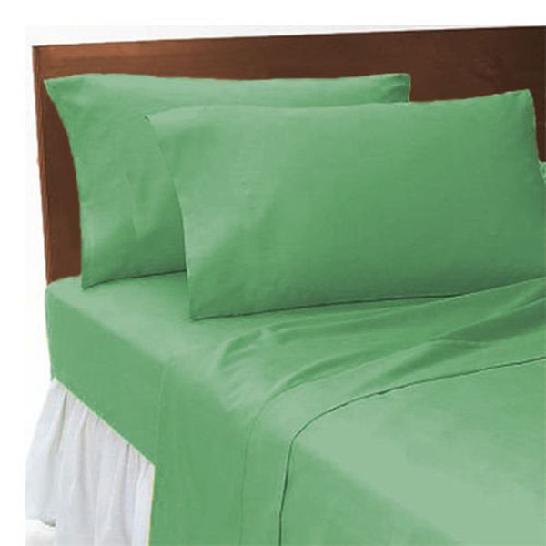 Goldstar® Mint Green Super King Size Flat Sheet Polycotton Bedding Plain Dyed Bed Linen