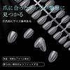 TOMICCA Nail Tip Sanded Nail Tip Short Full Cover Plain Tip Clear Tip Practice Commercial Use