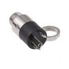 kenable 3.5mm Jack 3 Pole Stereo Panel Mount Solder Terminal With Locking Nut