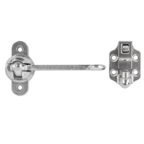 Buyers Products Company DH305 Heavy-Duty Aluminum Door Hold Back - 4 Inch Hook and 2-Position Keepe