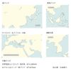 Gakken Sta:Full M06825 STUDY STATIONERY Sticky Notes, White Map, World, Yellow