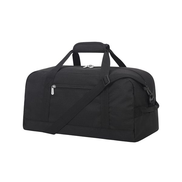 Small Gym Bag 18 inch Carry On Duffel Bag for Weekender Travel Sport-Black