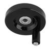 Back Corrugated Handwheel, Cabinet Hardware Knobs Lathe Machine Bakelite Handwheel with Revolving Handle(8 * 63mm)