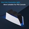 Mcbazel Dual USB Charger Staion for PS5 Controller DualSense Controller Charging Docking Station with LED Light Indicators/Fast Charging/Tri-protection