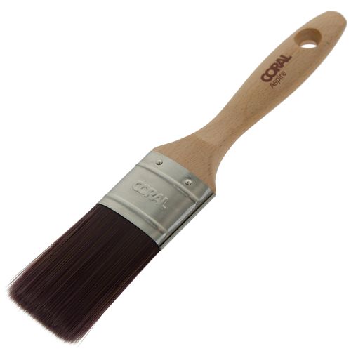 Coral 31742 Aspire 1.5 inch Paint Brush Professional Firm Straight Cut with Oval Profile for Fast Accurate Ultra-Smooth Finish with Trade Emulsion or Gloss FSC Wood Handle