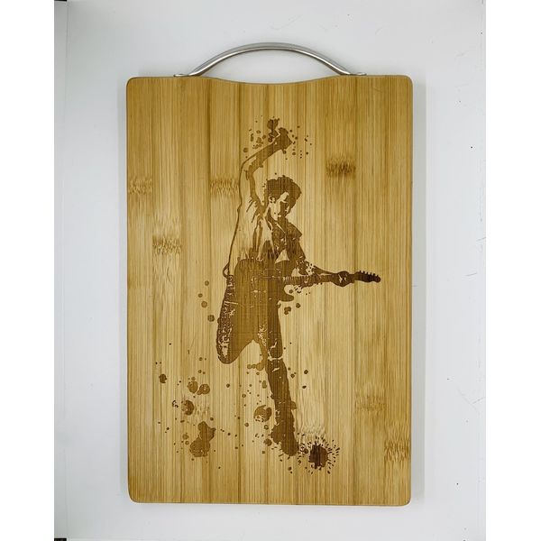 Bruce springsteen laser engraved high quality cuttingboard kitchen pop