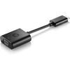 HP H4F02AA - Adaptador HDMI a VGA, negro