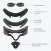 Face Cover Interface for Quest 3S - Replacement Pad With PU Cushion & Breathable Ice Silk Cotton - VR Accessory